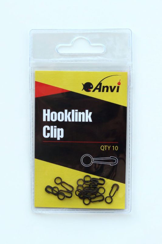 Застежка с кольцом Anvi Hooklink Clip - Матовый черный - 10 шт/уп