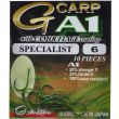 Гачок Gamakatsu A1 G-Carp Camou Green Specialist - 10 шт/уп