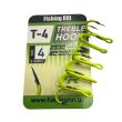 Трійник Fishing ROI Treble Hook T-4 UV Chartreuse BC - Корея - 5 шт/уп